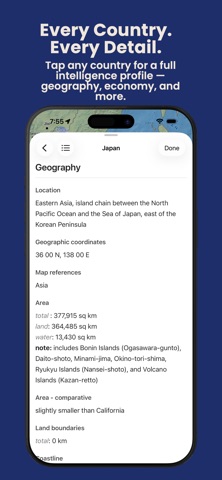 Atlo — Offline World Atlas screenshot