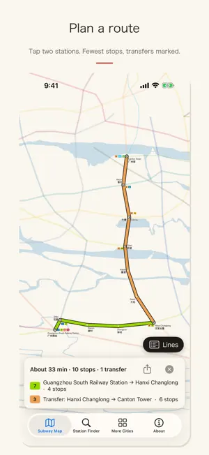 Guangzhou Metro Map 广州地铁 screenshot 3