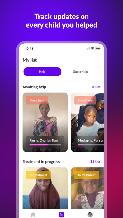 Helpster Charity. Saving Lives Screenshot