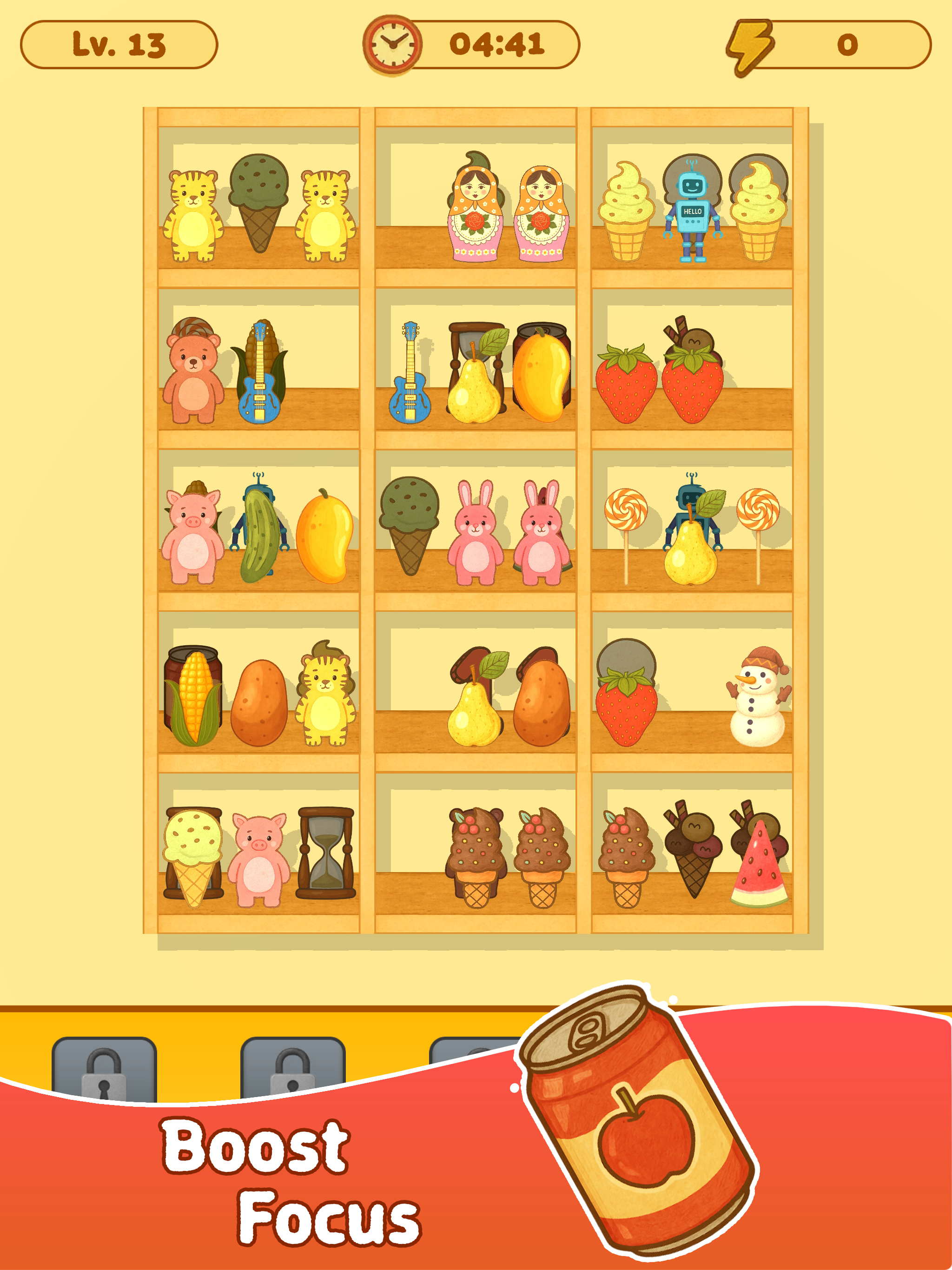 Goods Puzzle: First Sort 3D
