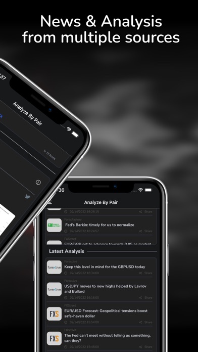 Forex Data - News & Analysis iPhone screenshot 3 - Finance app