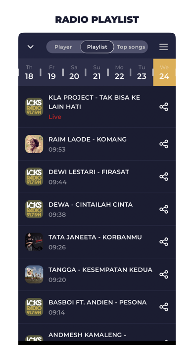 Radio Indonesia Online FM Screenshot