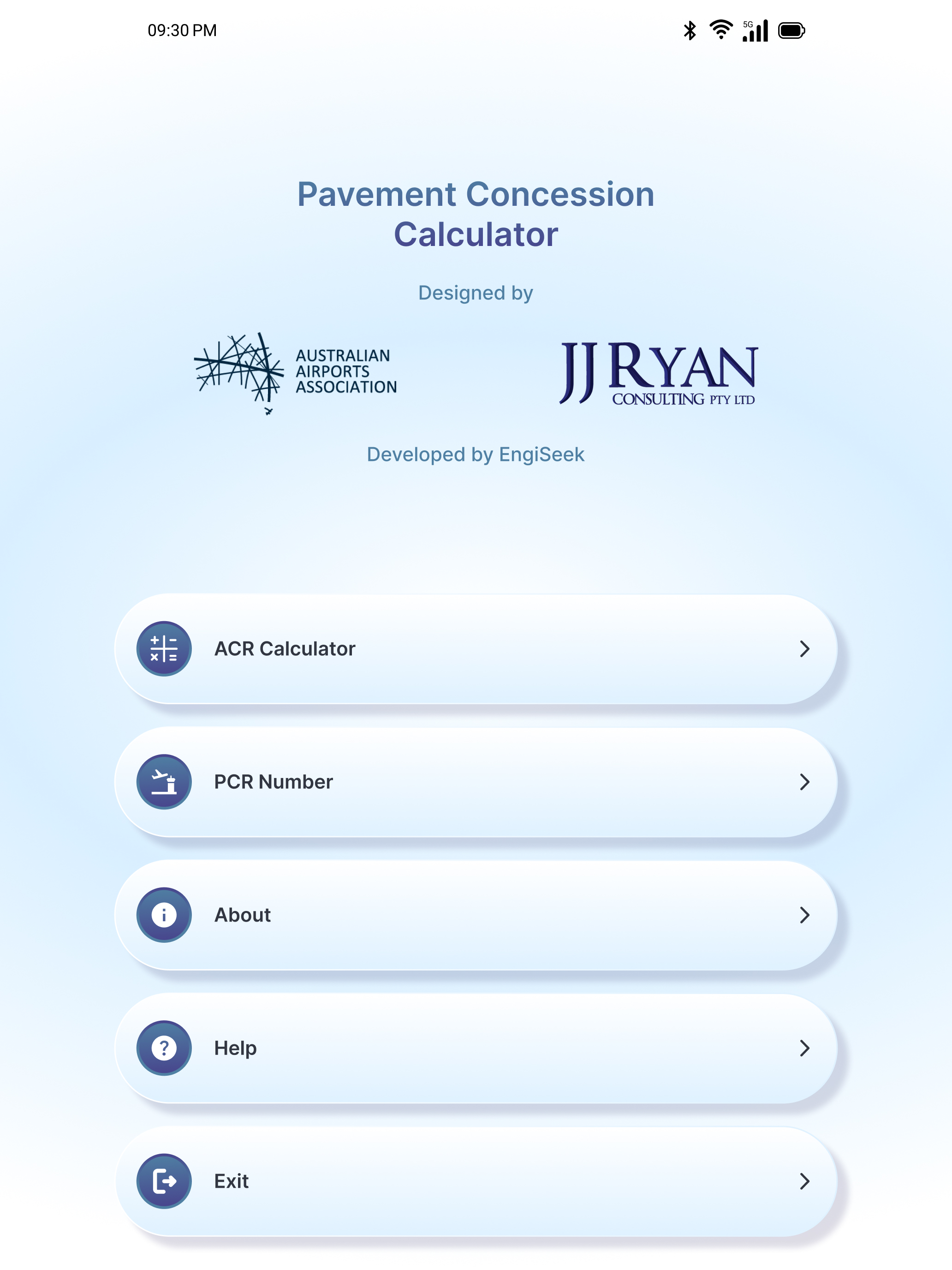 Pavement Concession Calculator