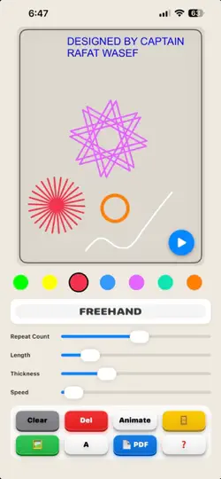 Captura de pantalla de Drawingvex en iPhone 6