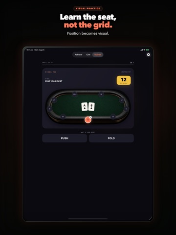 Poker ICM: Blinds & Ranges iPad screenshot