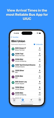 UIUC Bus screenshot