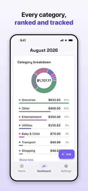 SpendSteps: Expense Tracker screenshot 3
