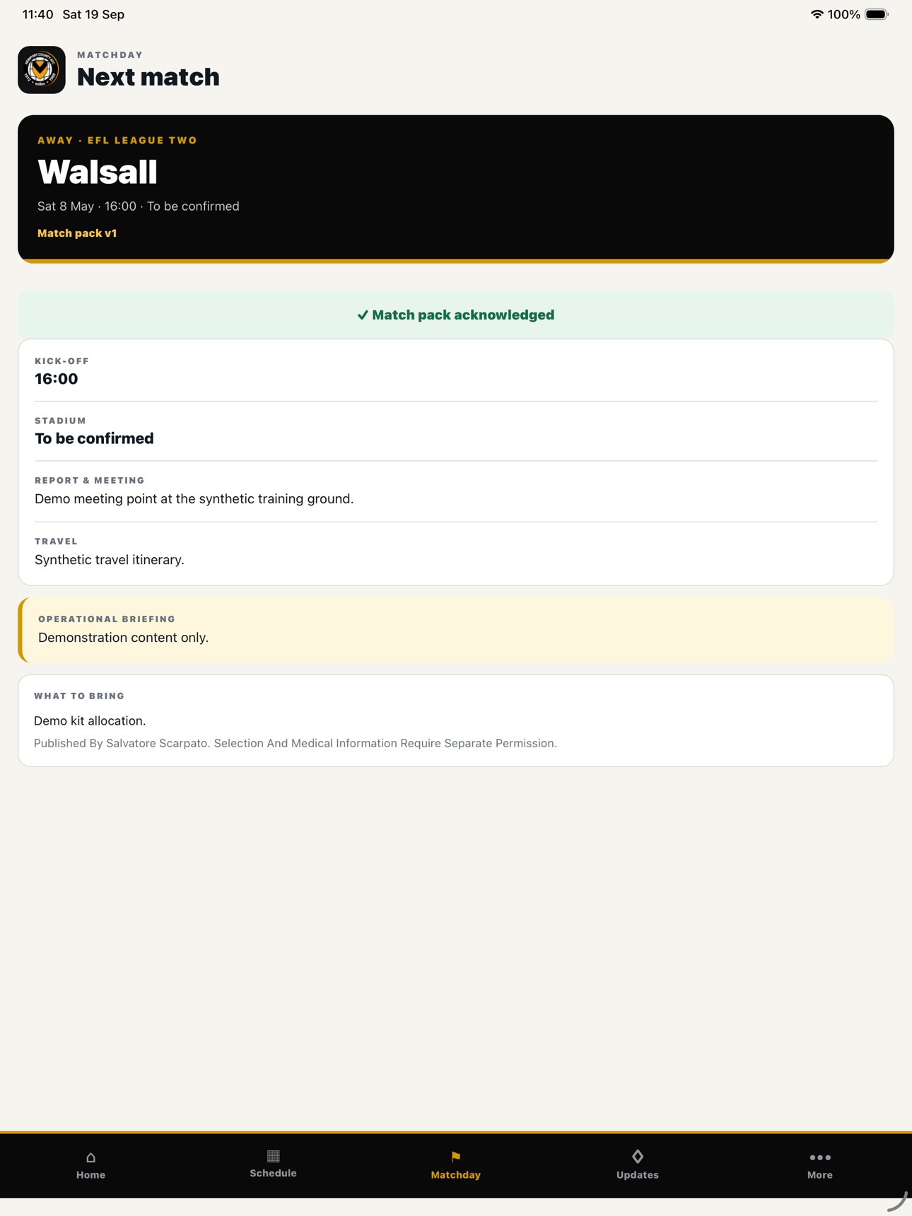 Screenshot 6 of Newport County Player