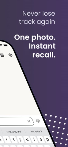 Remember Where - Find Items iPhone screenshot