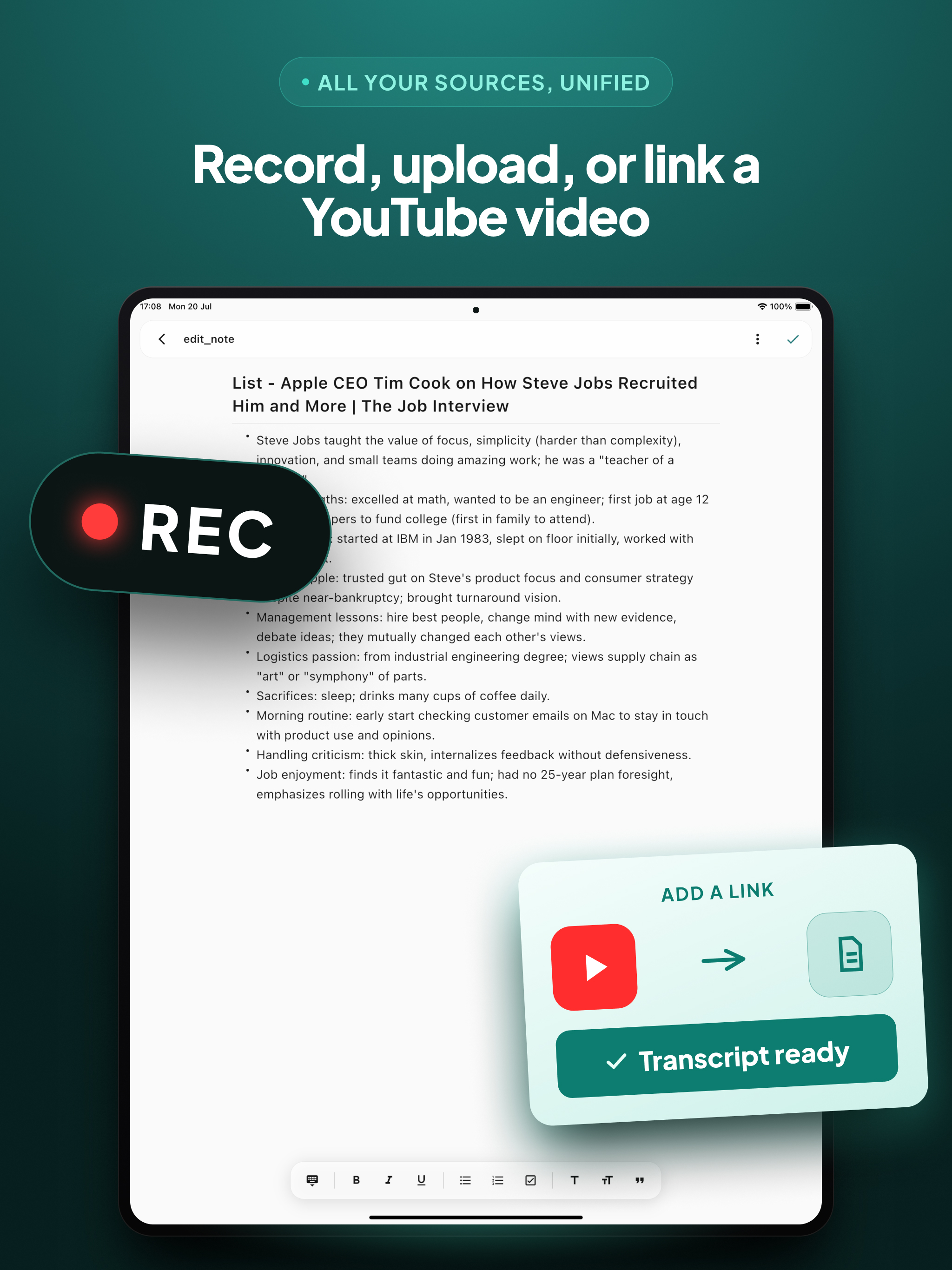 Voice Memo Transcribe AI - Soz screenshot 8