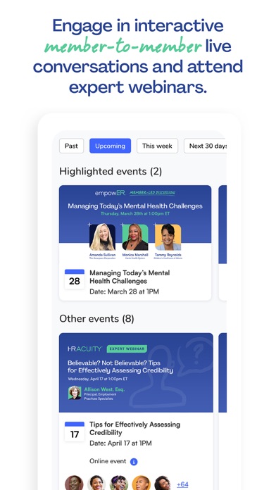 empowER by HR Acuity iPhone screenshot 1 - Social Networking app