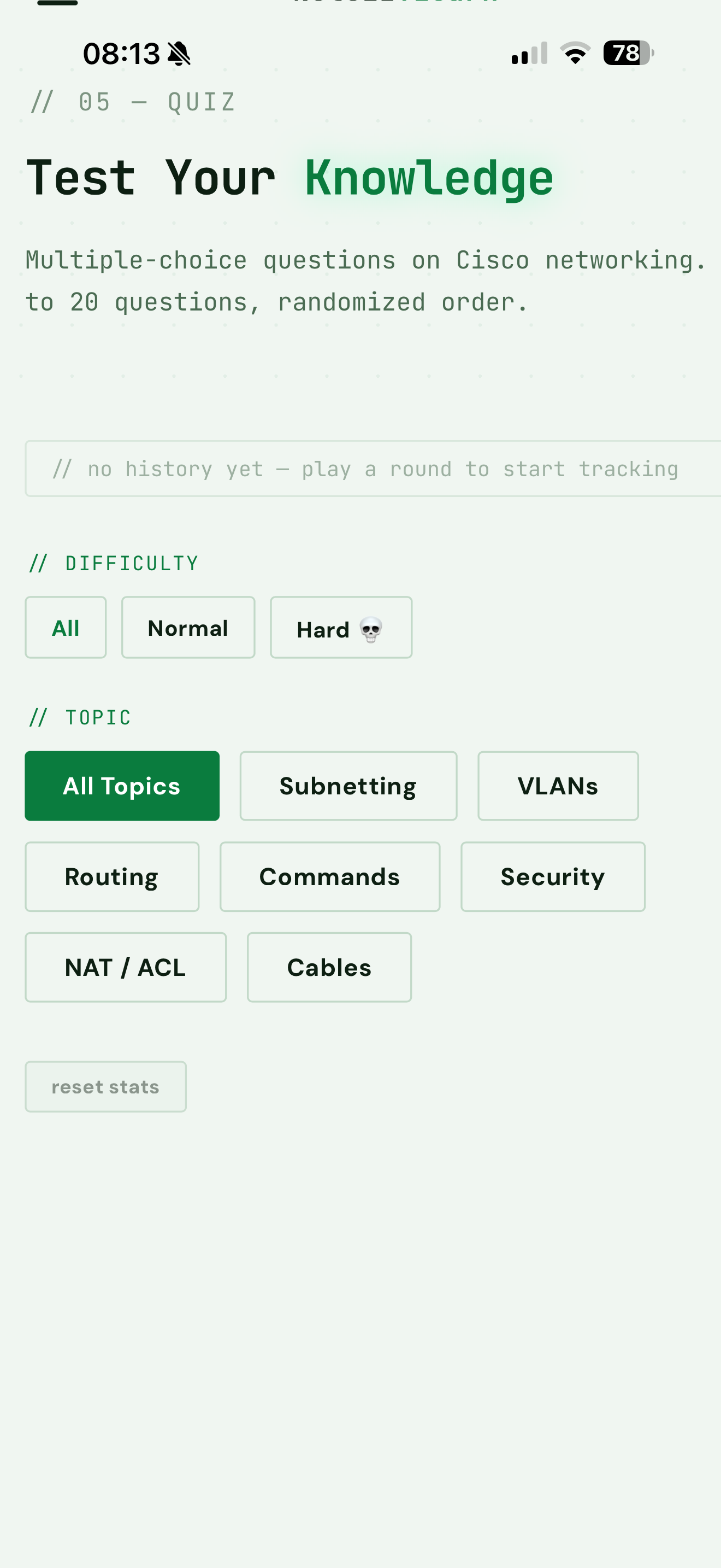 NetCLI: Network CLI Trainer