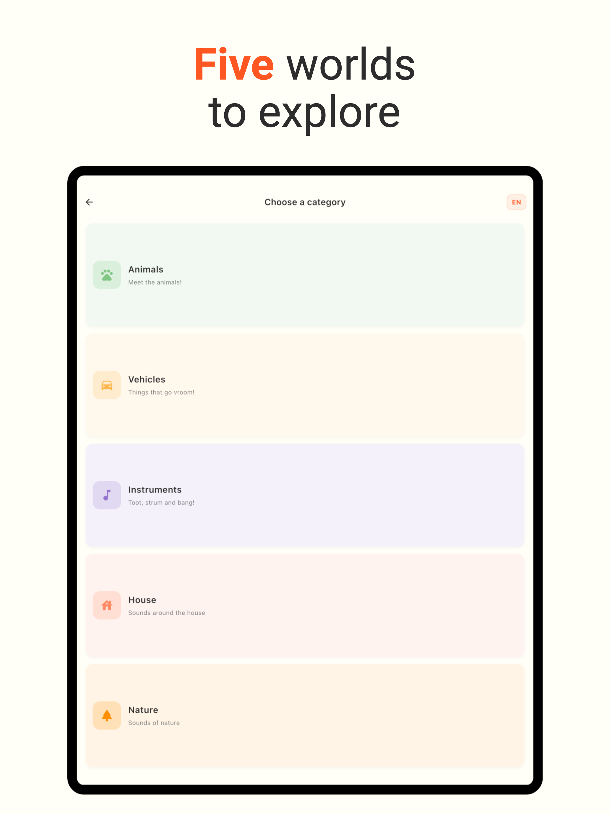 I'm Learning: First Words screenshot 7