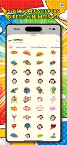 Cartoon Comic Stickers by CS screenshot