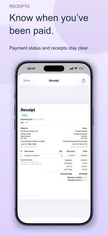 Fast Simple Invoice Maker Screenshot 4 of 5