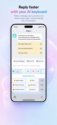 AIdore iPhone screenshot
