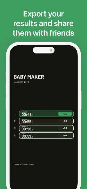Race Timer - MTB Stopwatch screenshot 4