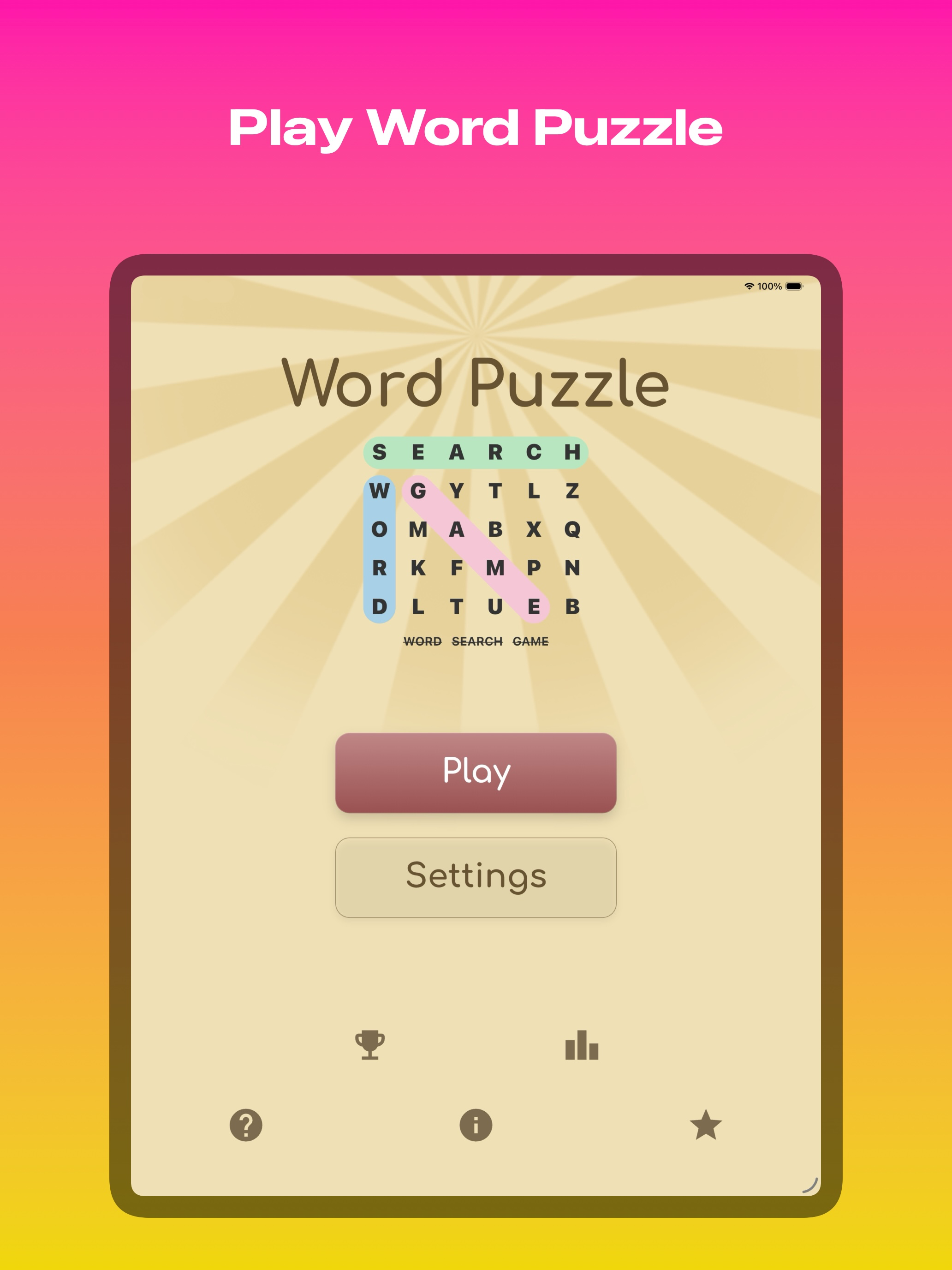 Word Puzzle - Word Search Game screenshot 6