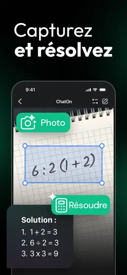 Capture d'écran de ChatOn・Chatbot IA En Français sur iPhone 4