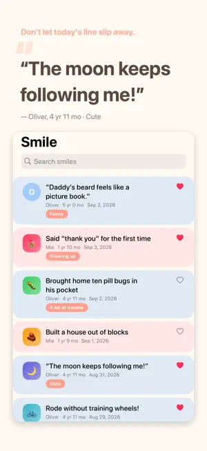 Family Smile Diary screenshot 1