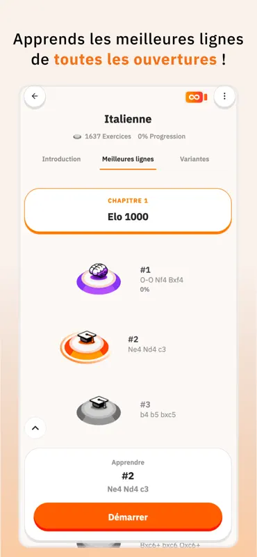 ChessFlare : Cours d'échecs screenshot 4 of 8