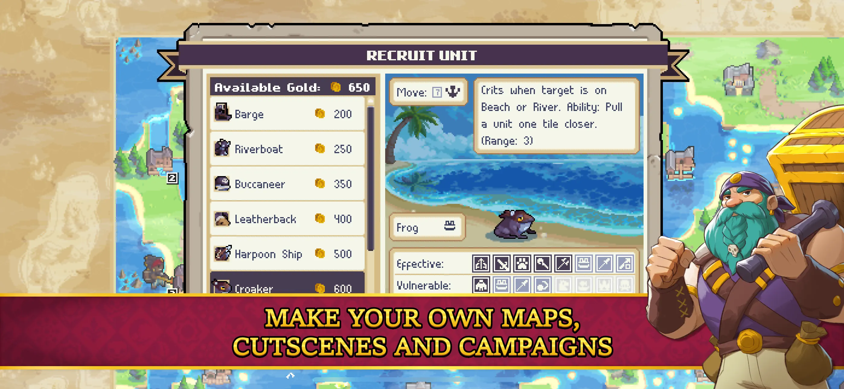 #7. Wargroove 2: Pocket Edition (iOS) 由: Chucklefish Limited