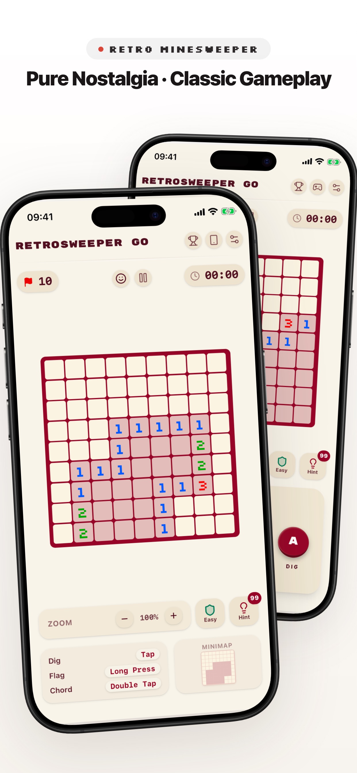 Screenshot 1 of RetroSweeper Go - Minesweeper