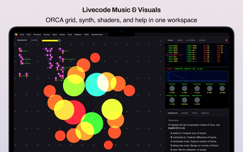 Orcalot: Livecoding Studio screenshot
