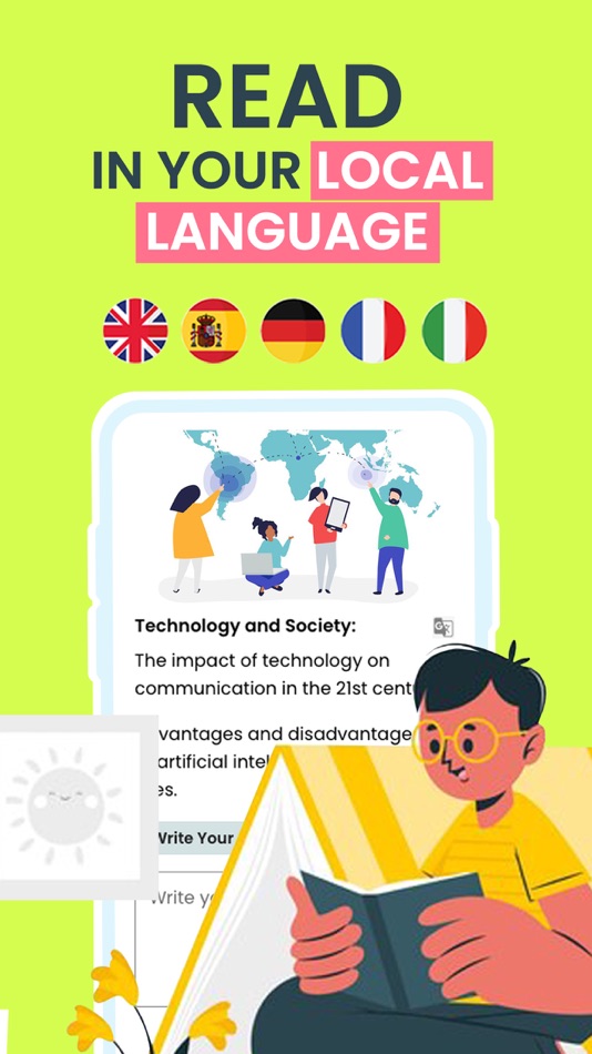 #7. English Learning App: StudySes (iOS) Por: Blueberry Web Solutions Pvt. Ltd