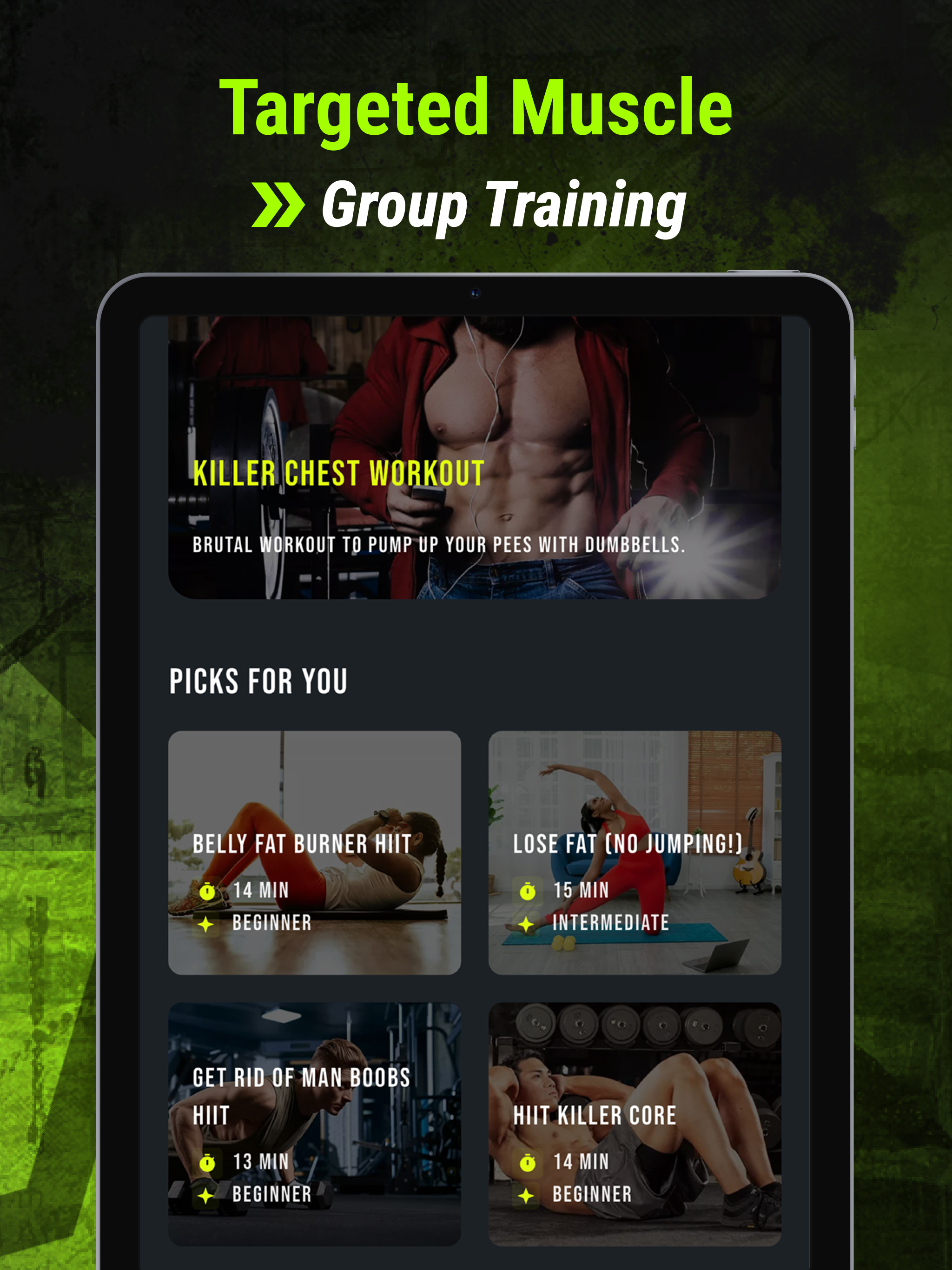 Men Workout - Fitness at Home screenshot 8