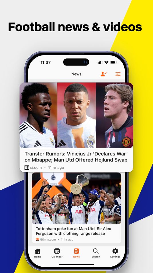 #8. Forza Football - Live Scores (iOS) De: Forza Football AB