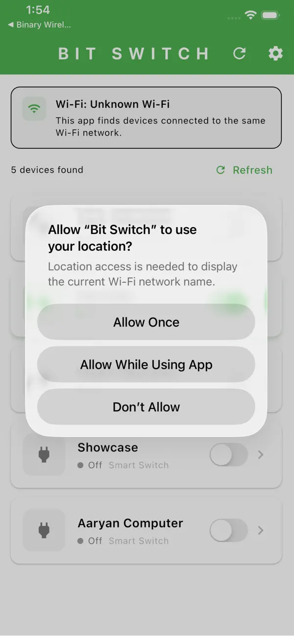 #5. Bit Switch (iOS) Podle: Mohammed Zackria Dawood Basha