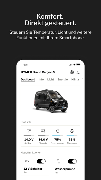 Screenshot #1 pour HYMER Connect