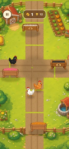 Clumsy Hen Race screenshot