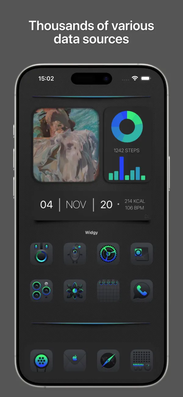 #4. Widgy Widgets: Home/Lock/Watch (iOS) Av: Woodsign