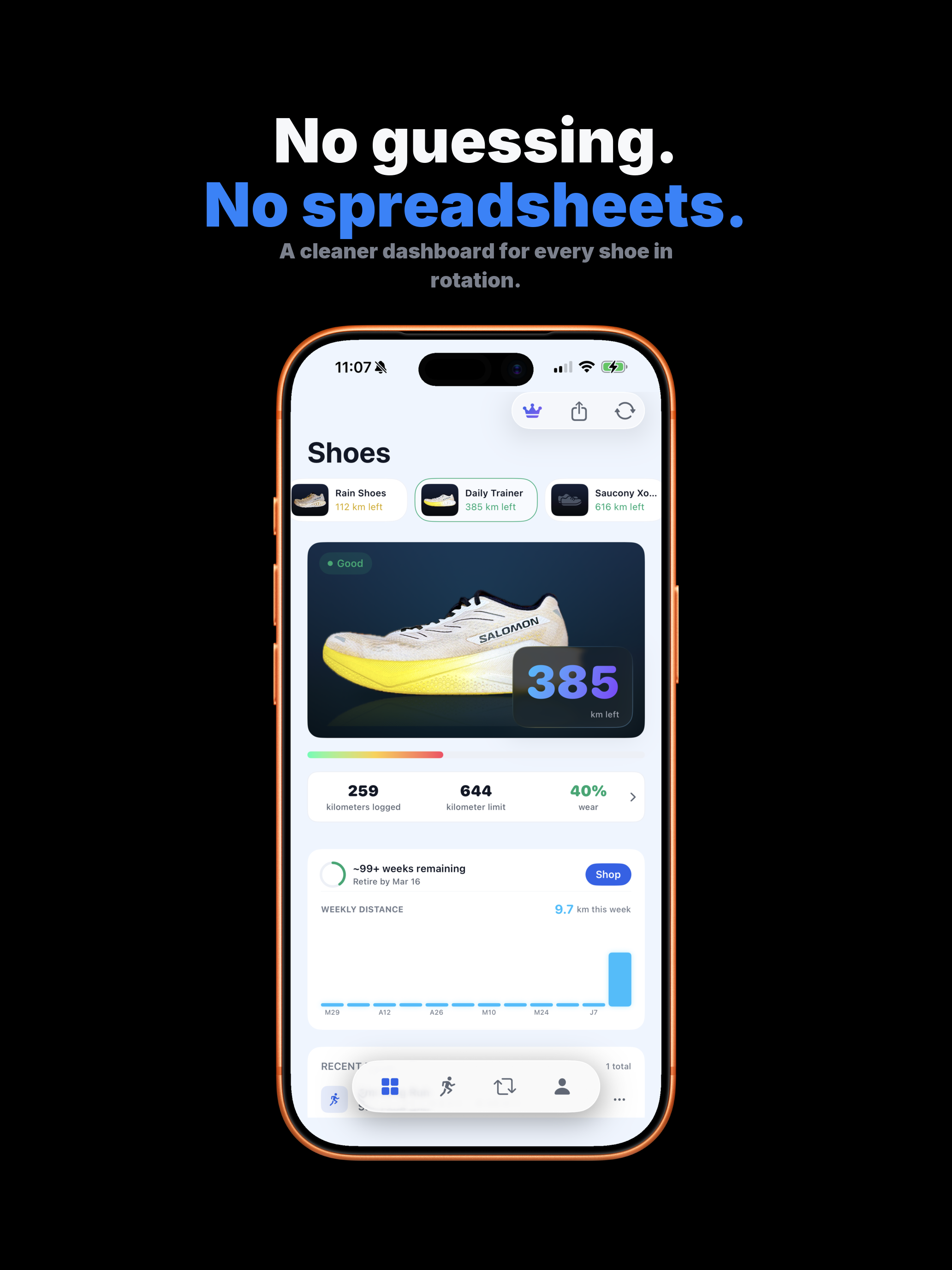 Treadly - Shoe Mileage Tracker