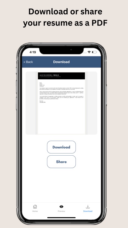 Cover Letter Creator& CV maker screenshot-5
