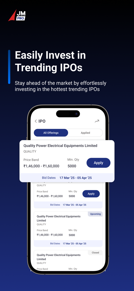 JM Pro: Stocks, IPO & MF screenshot 7