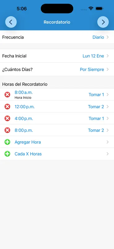 Recordatorio de Medicamentos 2 screenshot 2 of 9