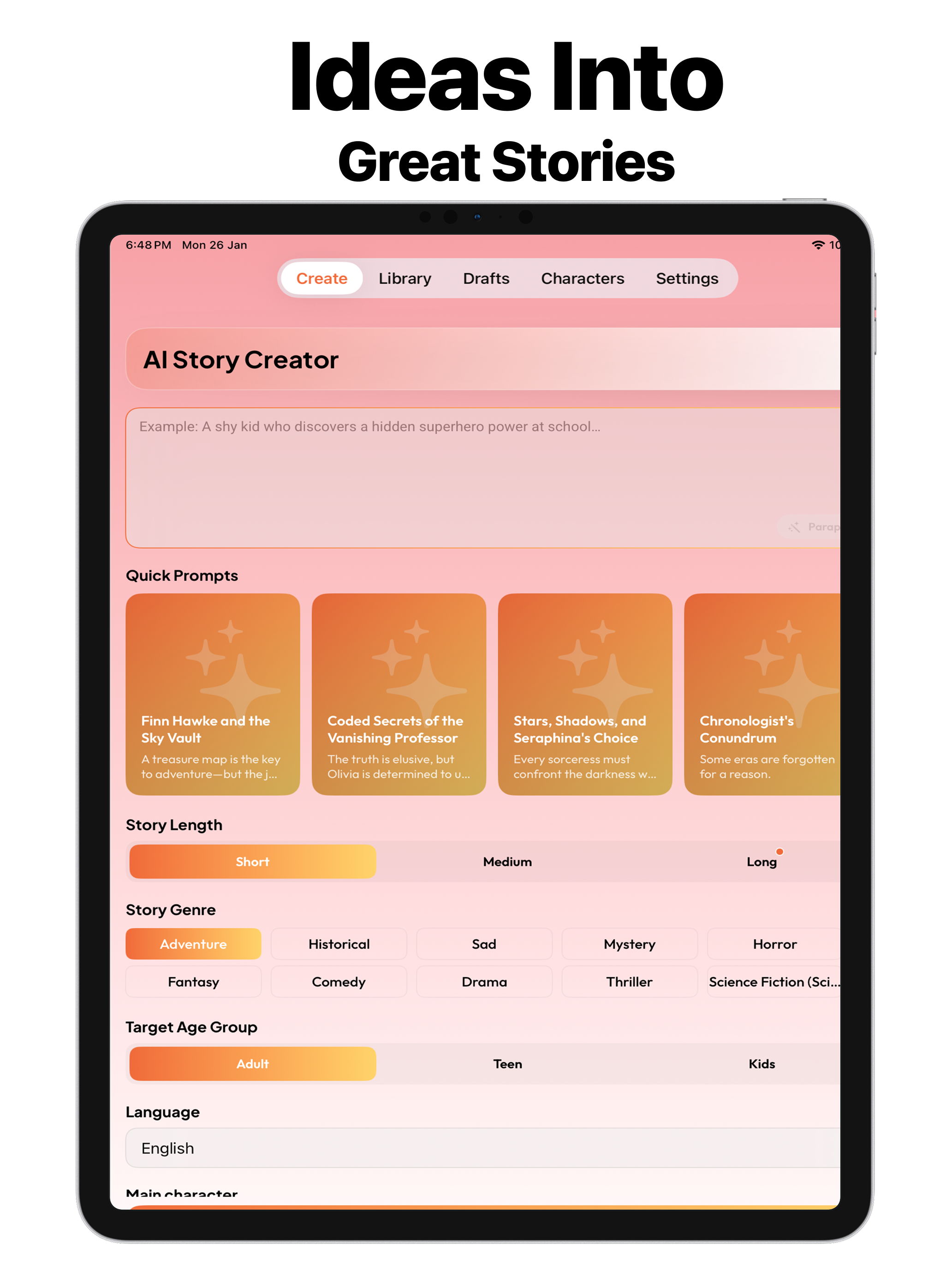 Novel AI: AI Stories Generator