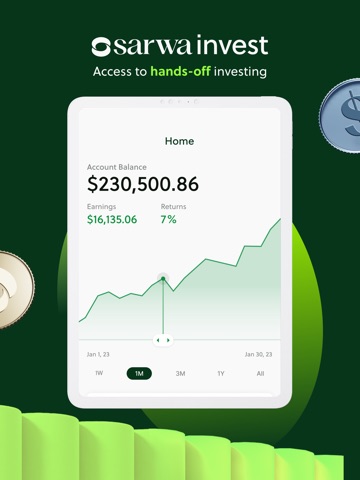 Sarwa: Invest, Trade & Save iPad screenshot 3
