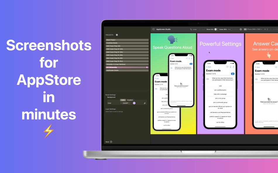 #1. AppScreen Studio: Mockup Maker (macOS) Ved: Momentarium LLC