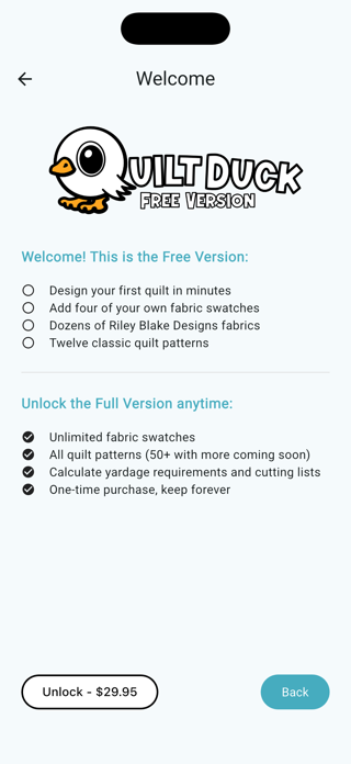 Quilt Duck Screenshot 2 of 7