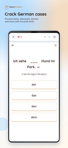 KasusKnacker: Practice German Screenshot 1 of 9