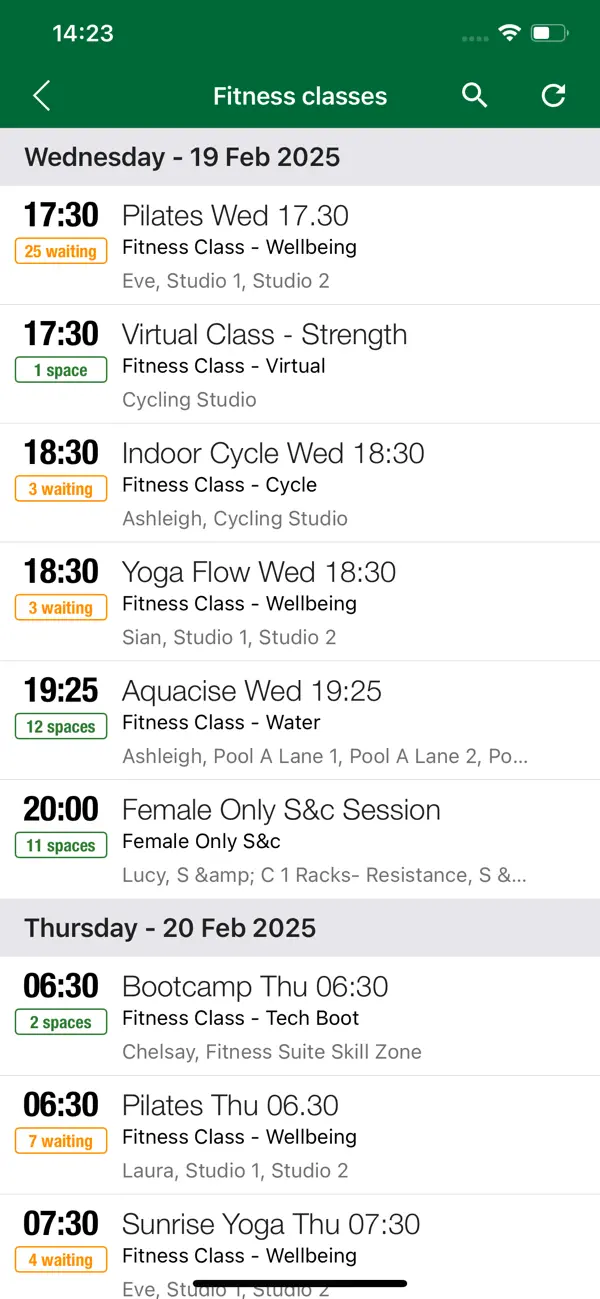 Screenshot #3 pour University of Stirling Sport