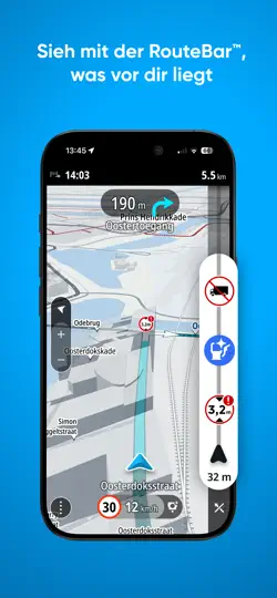 Screenshot von TomTom GO Expert: Lkw Navi auf dem iPhone 4