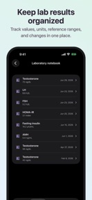 Cystra: PCOS Symptom Tracker screenshot