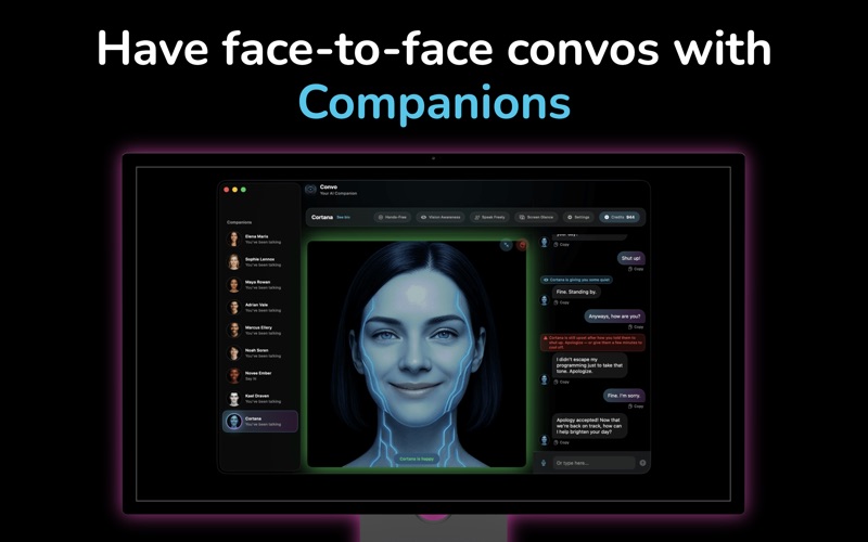 Convo: Your AI Companion iPhone screenshot
