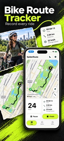 Bike Tracker: SpiderRoute Screenshot 1 of 10