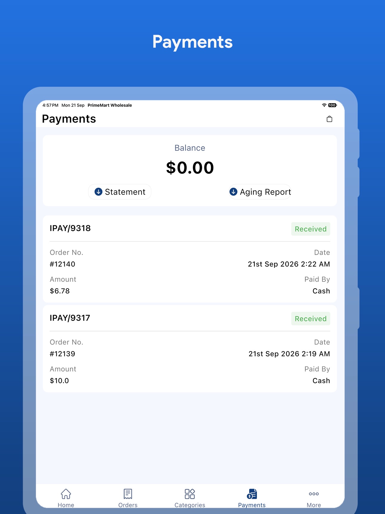 Screenshot 9 of PrimeMart Wholesale